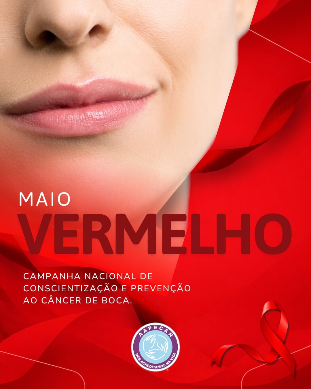 Capa Maio Vermelho - A importância da saúde bucal