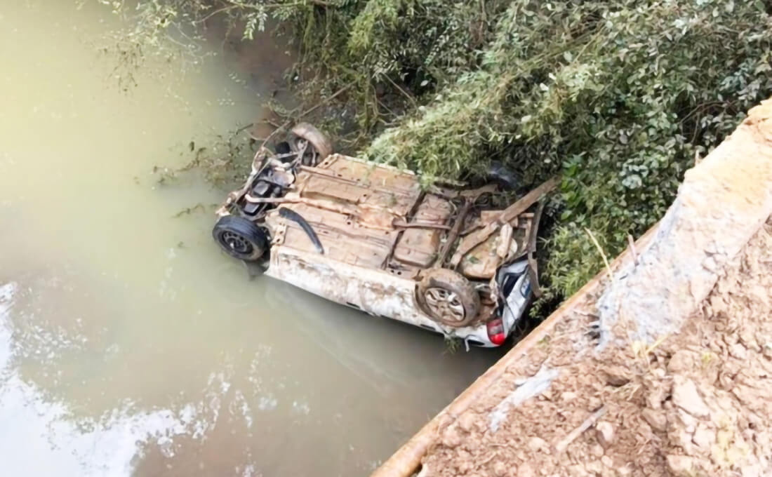 Capa Perseguição policial termina com capotamento de veículo e prisão de motorista no RS