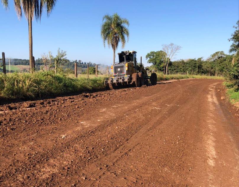 Capa Ametista do Sul: Secretaria Municipal de Obras promove reparos na estrada de acesso a Frederico Westphalen