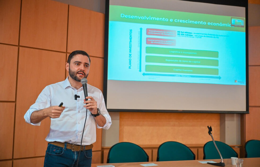Capa Gabriel Souza reforça necessidade de plano de investimentos de longo prazo no RS