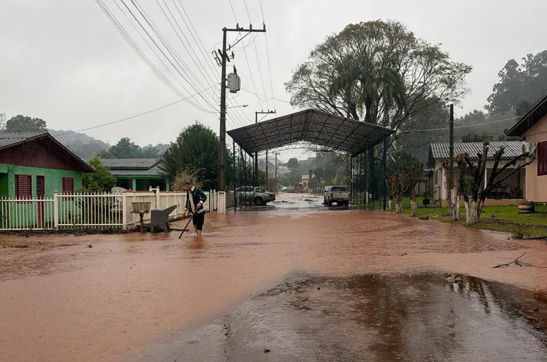 Capa Cerro Grande deve decretar situação de emergência após estragos causados por forte chuva