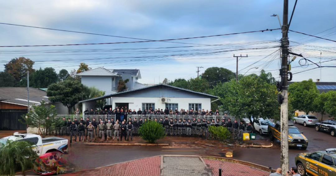 Capa Forças policiais realizaram grande operação policial em Redentora