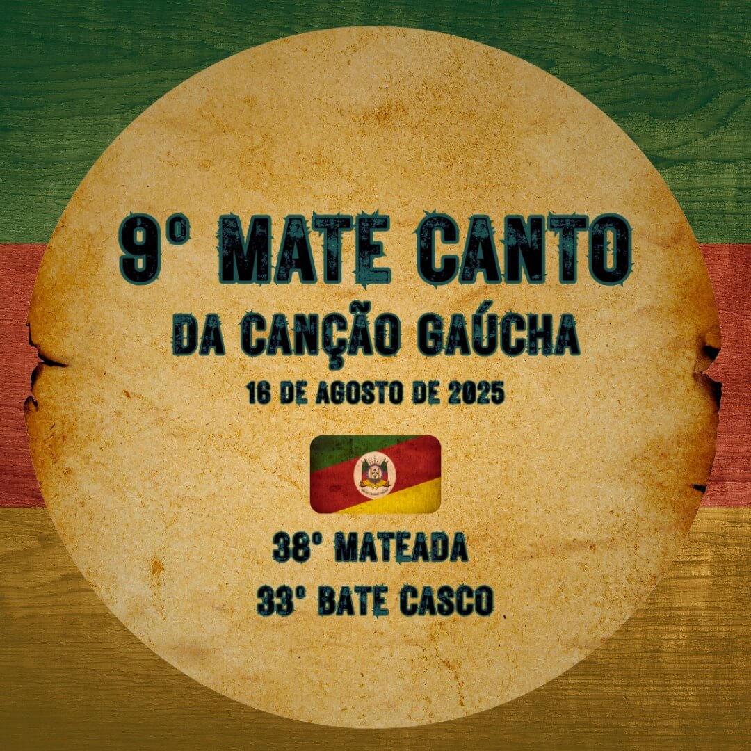 Capa Estão abertas as inscrições para o 9º Festival Mate Canto da Canção Gaúcha