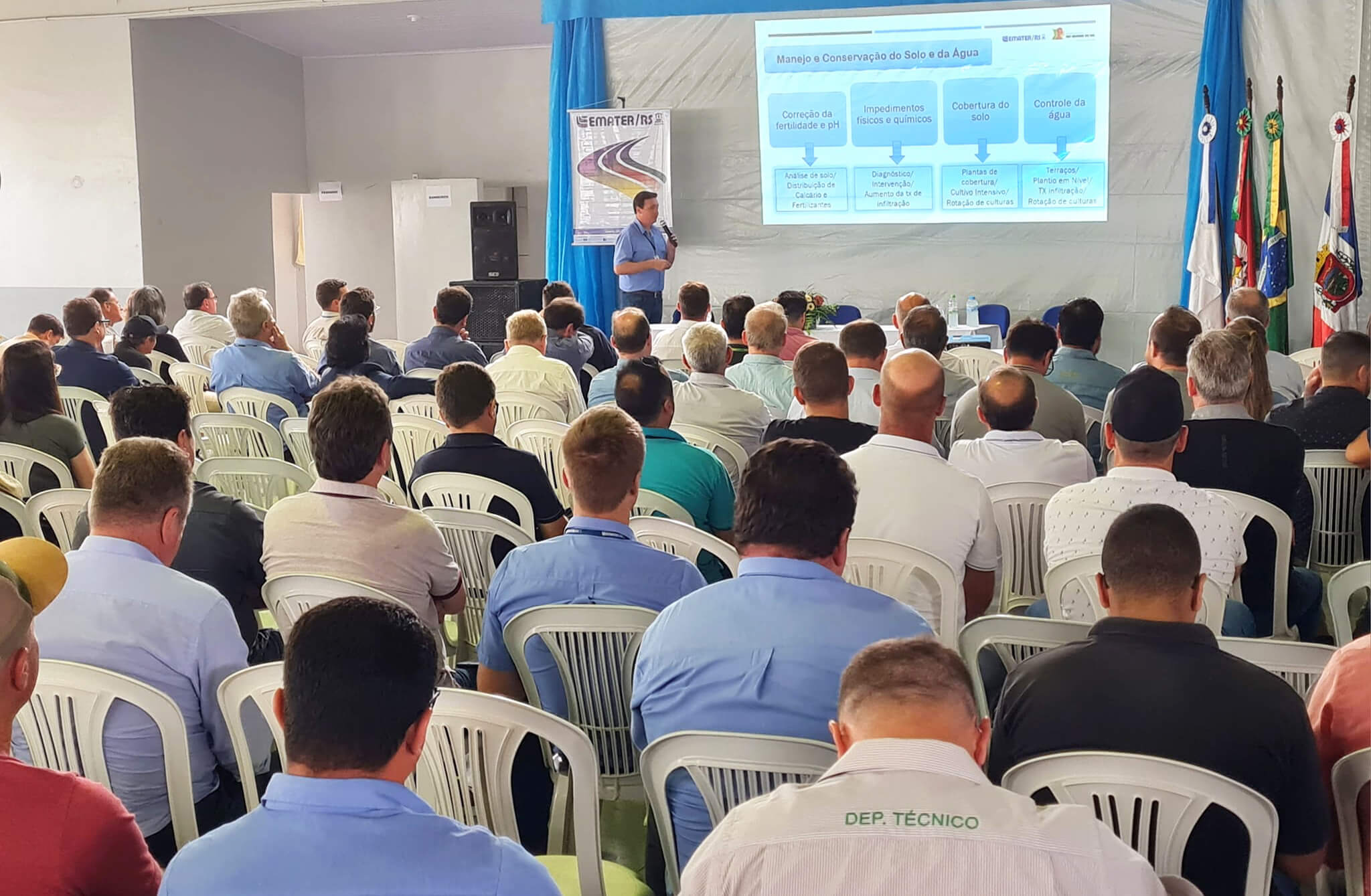Capa Seminário Regional de Enfrentamento às Adversidades Climáticas acontece em Cerro Grande
