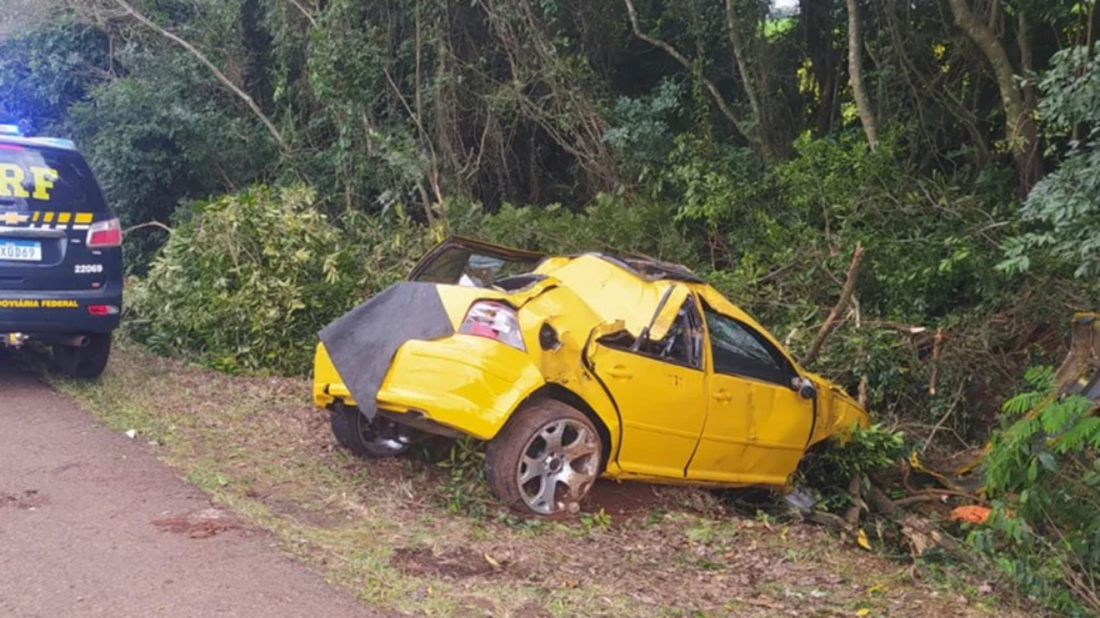 Capa Jovem morre em capotamento na BR-472 em Três de Maio