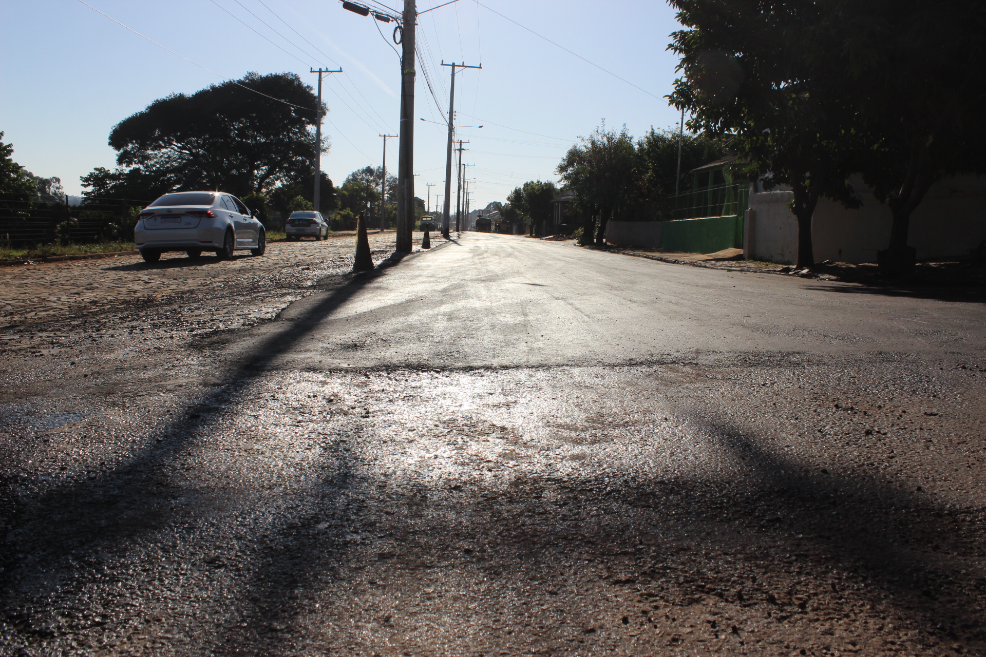 Capa Começam as obras de asfaltamento da Avenida das Indústrias