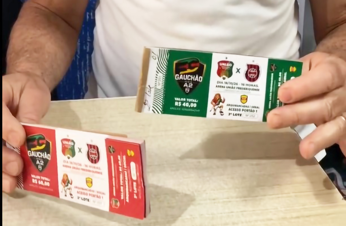 Capa União Frederiquense abre venda do segundo lote de ingressos para decisão contra o Brasil de Pelotas
