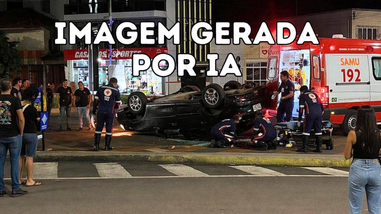 Capa Imagem de acidente inexistente em Ronda Alta gera alerta sobre desinformação