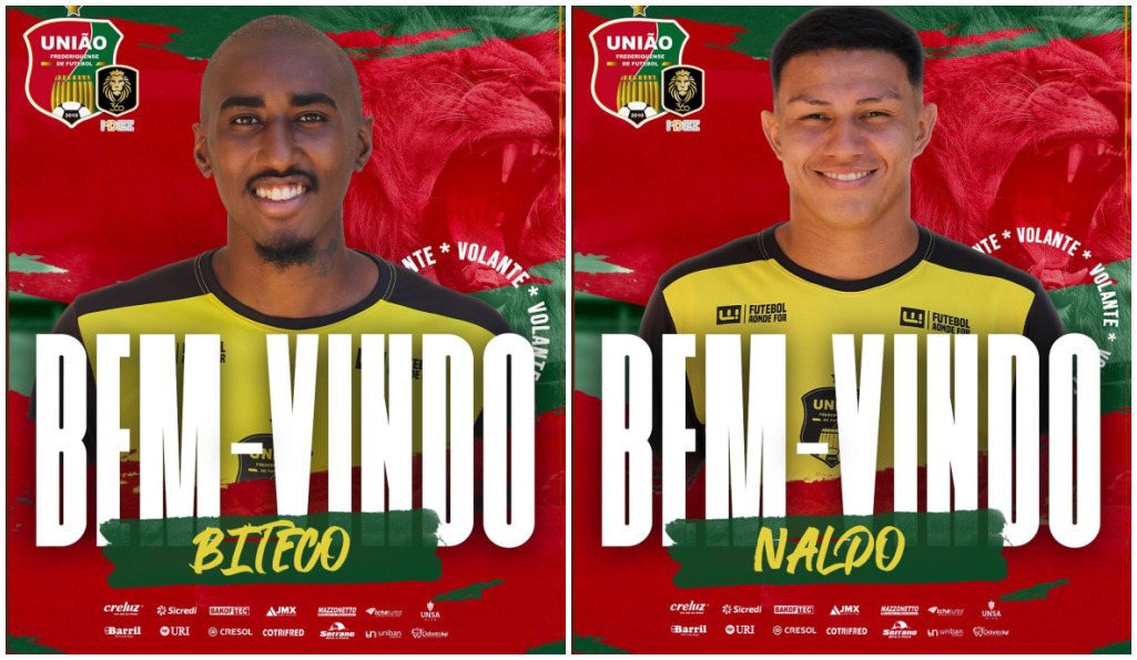 Capa Dois volantes são anunciados pelo União Frederiquense