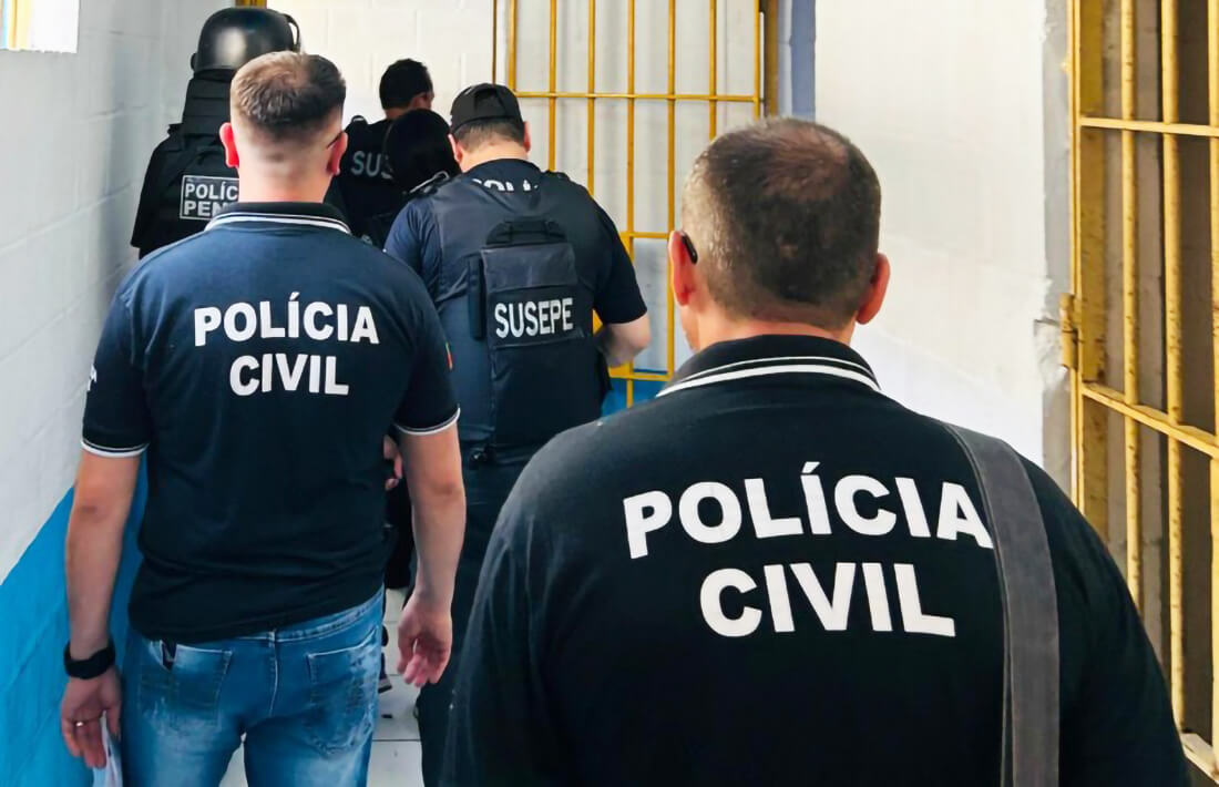 Capa Polícia Civil prende três pessoas por envolvimento no 'golpe dos nudes'