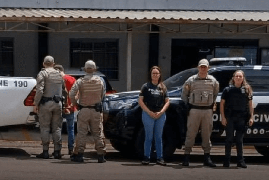 Capa BM e Polícia Civil em rápida resposta prende um indivíduo em flagrante por tentativa de homicídio e outro por mandado de prisão em Seberi