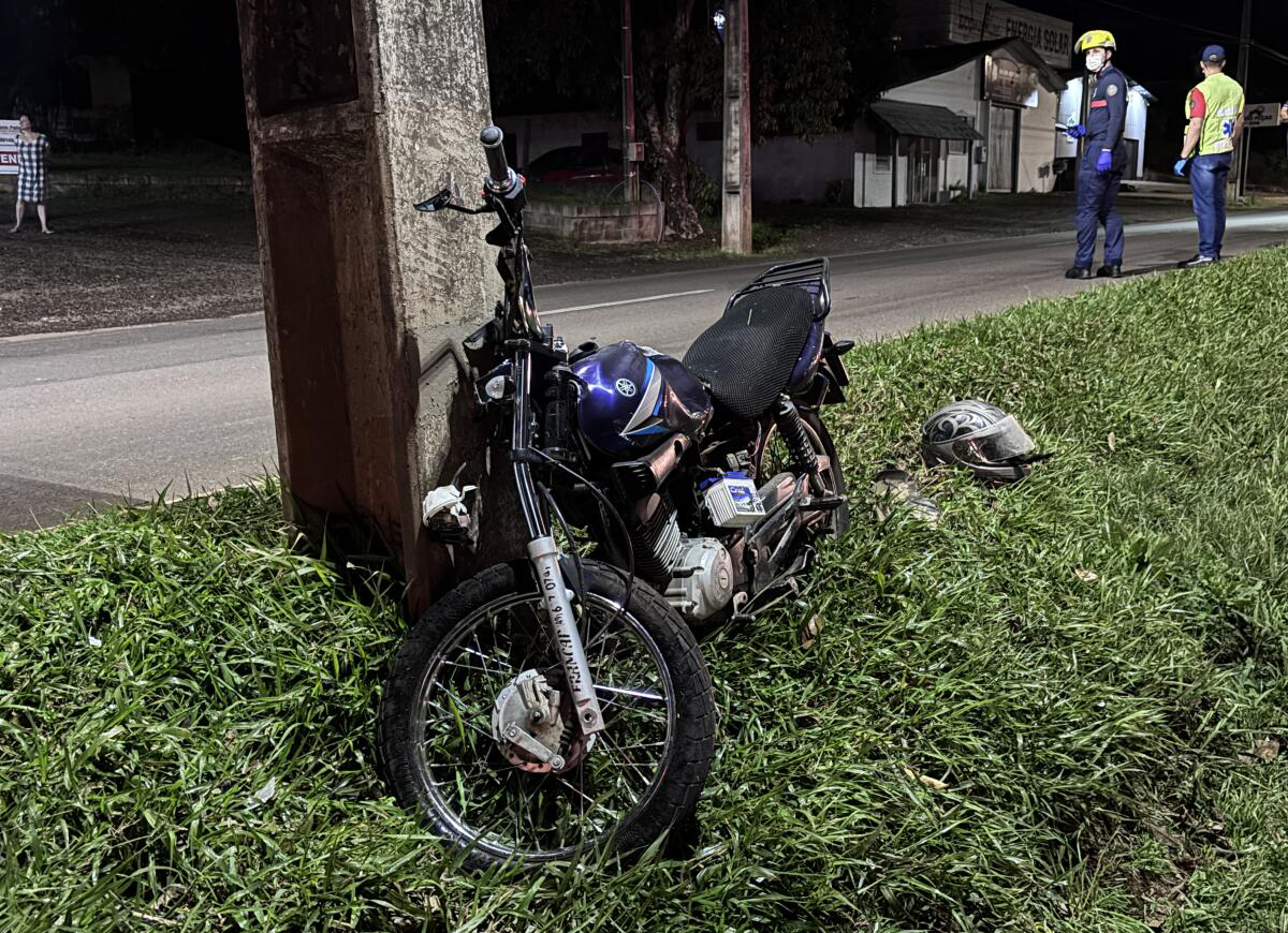 Capa Acidente com motocicleta deixa dois mortos em São Miguel do Oeste