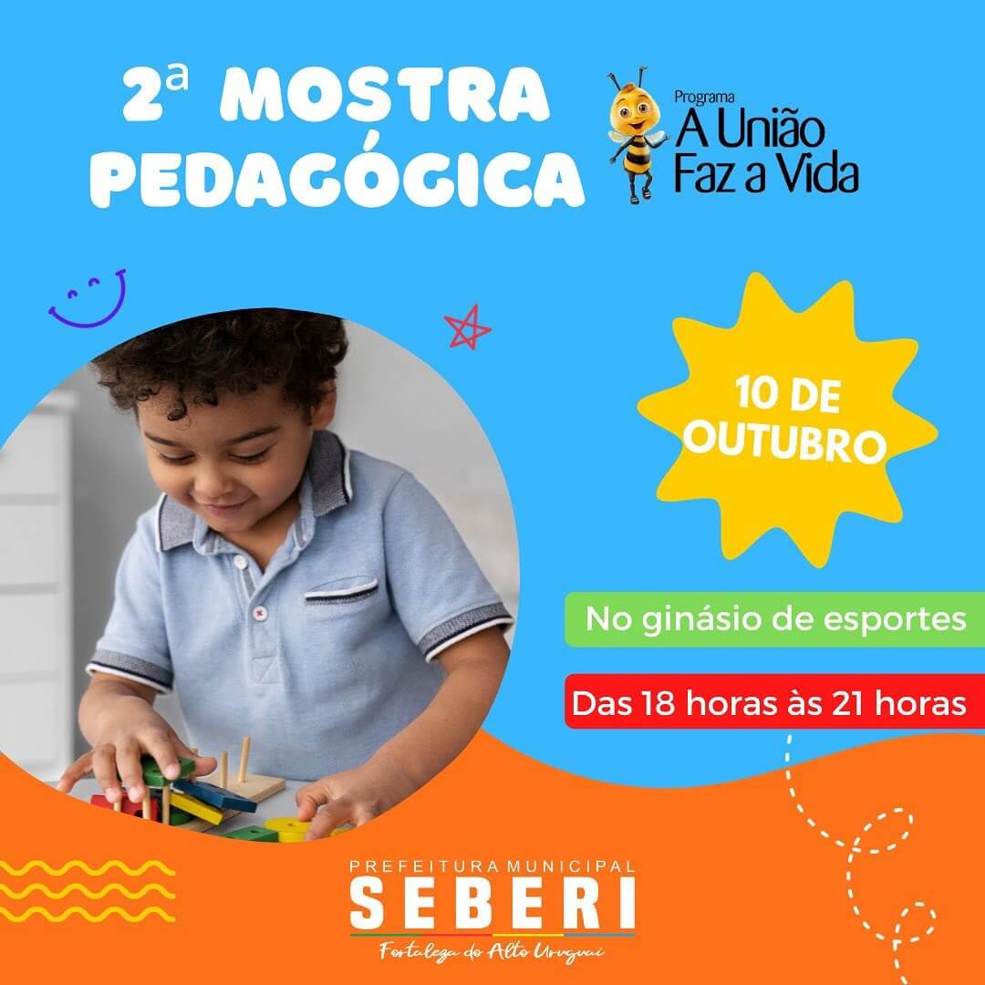 Capa 2ª edição da Mostra Pedagógica acontece em Seberi na próxima semana