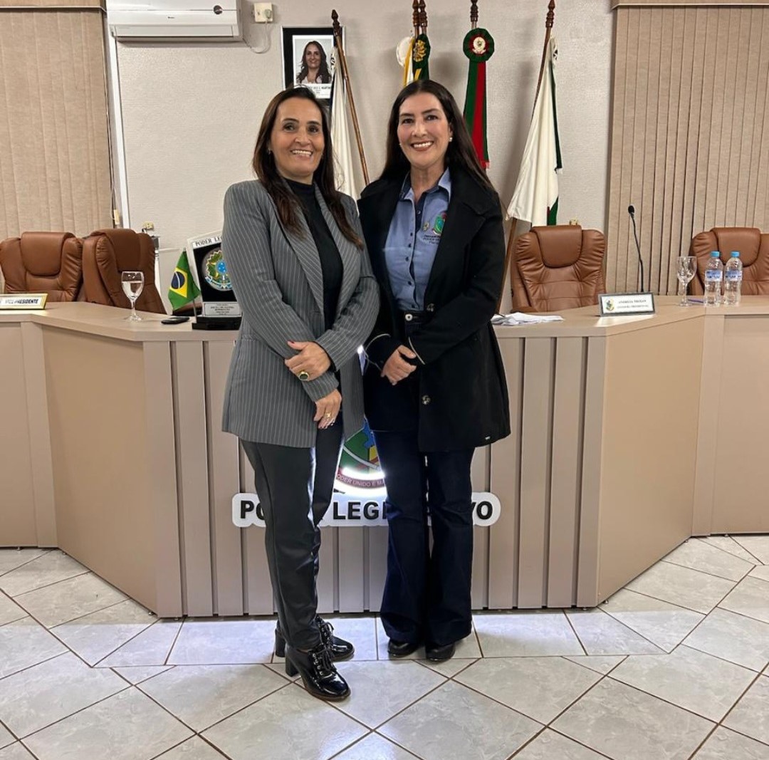 Capa Joceli de Fátima Rodrigues assume interinamente a presidência da Câmara de Vereadores de Planalto