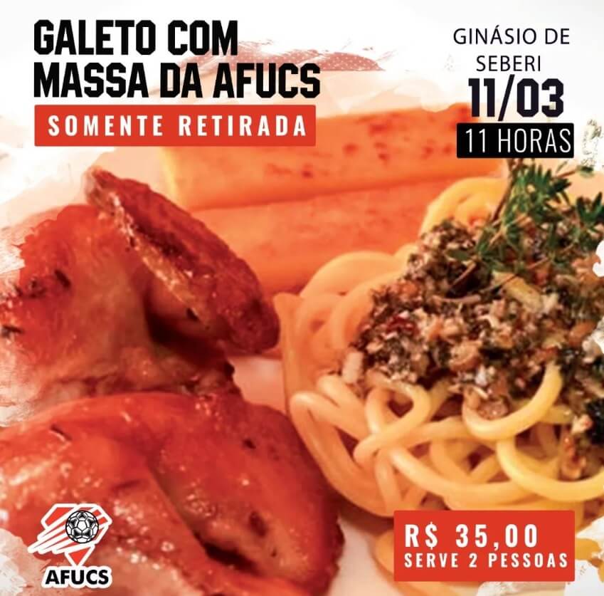 Capa AFUCS promove Massa com Galeto