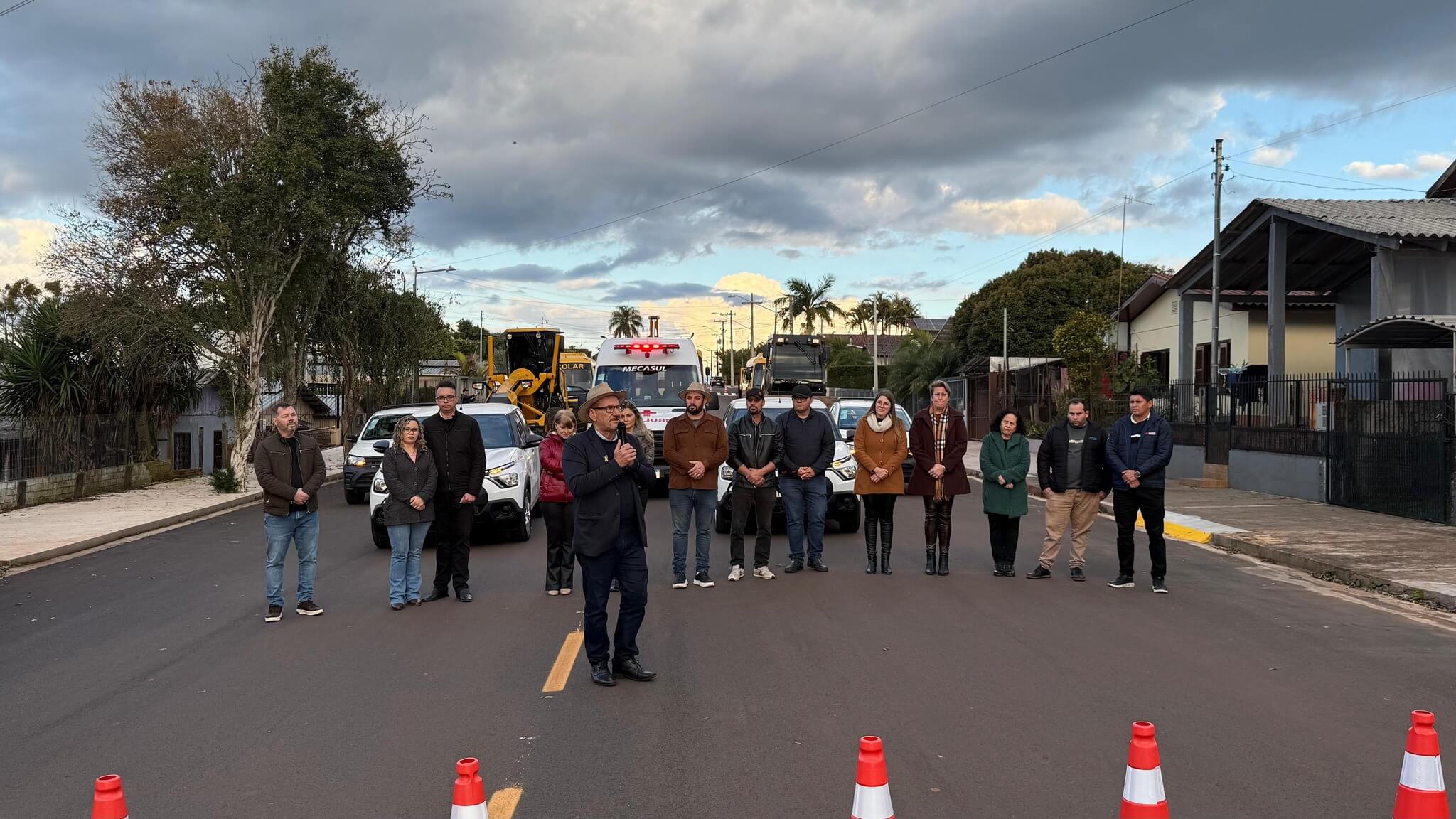 Capa Inauguração do Projeto Tamandaré leva asfalto a seis ruas e impulsiona desenvolvimento urbano em Tenente Portela