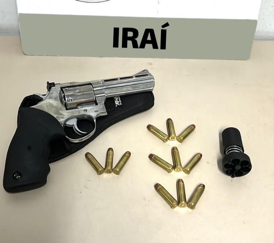 Capa 37° Batalhão de Polícia Militar realiza prisão de indivíduo por porte ilegal de arma de fogo em Iraí