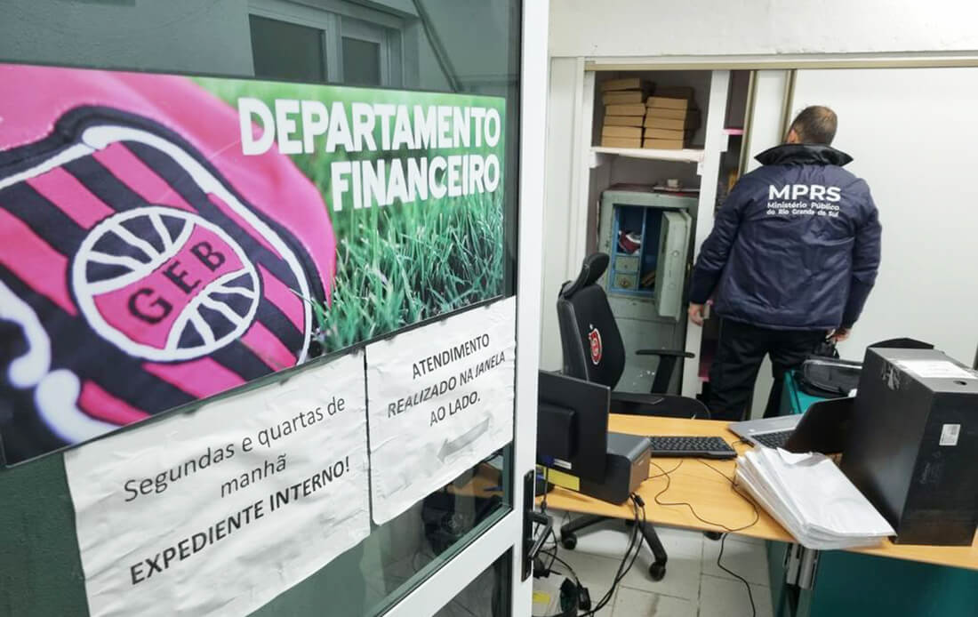 Capa MPRS investiga ex-dirigentes do Brasil de Pelotas por desvio de valores do clube