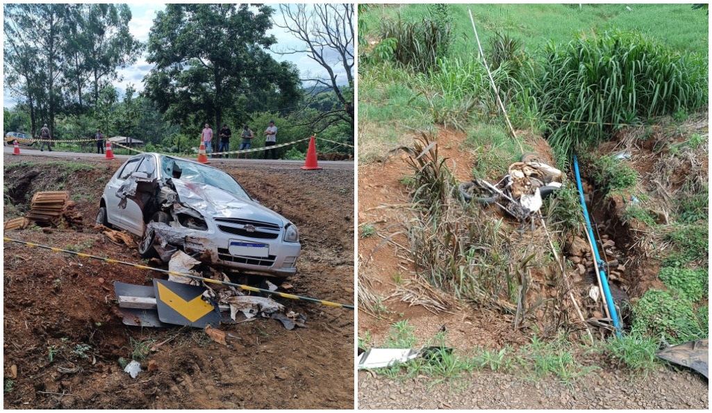 Capa Identificada vítima fatal de acidente na RSC-472 em Nova Candelária