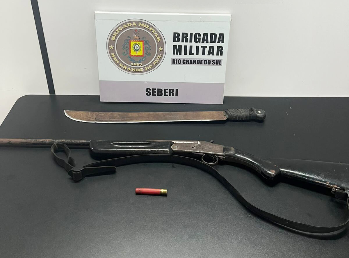 Capa Brigada Militar realiza prisões por porte de arma e tráfico de drogas em Seberi