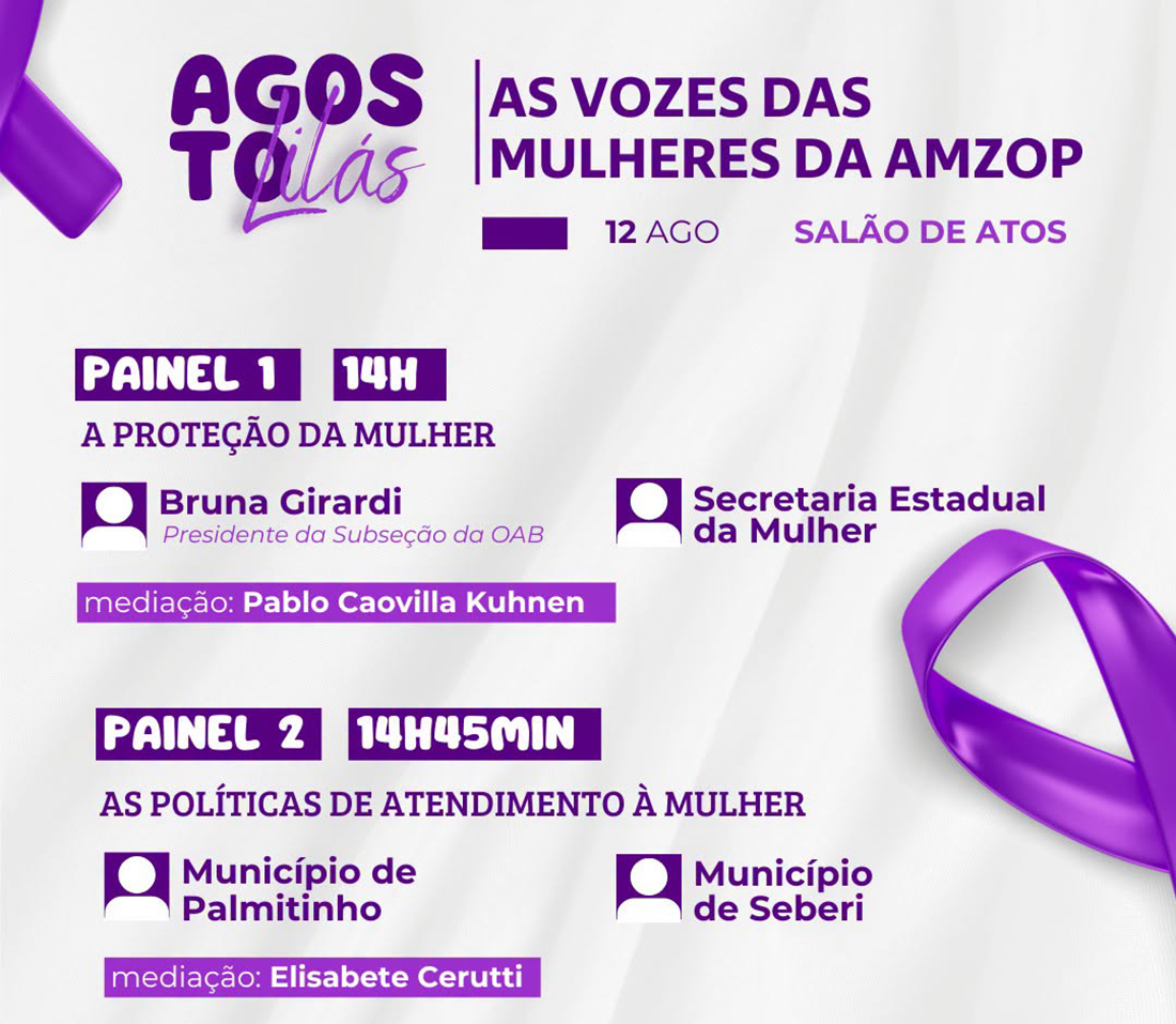 Capa Frederico Westphalen sediará encontro regional sobre combate à violência e políticas públicas para as mulheres
