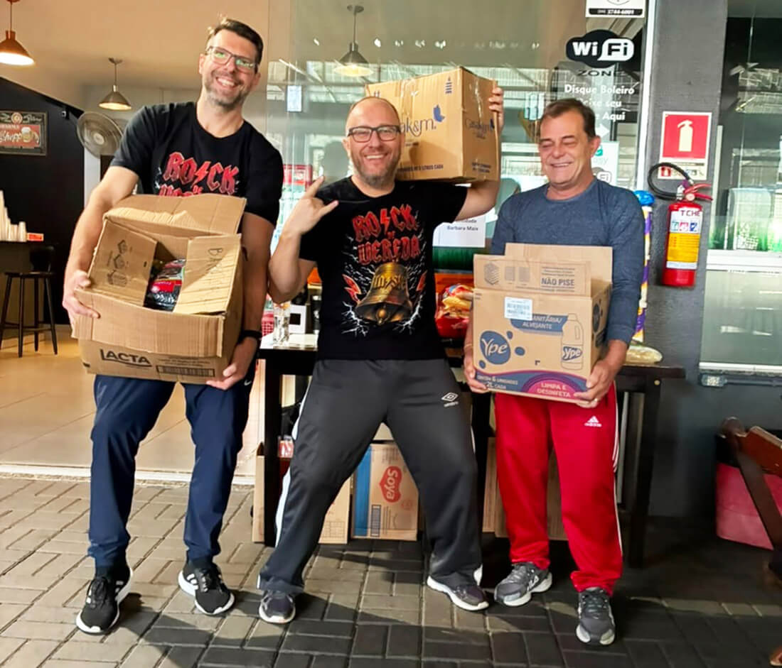 Capa RockGol Solidário arrecada mantimentos para entidade assistencial em Frederico Westphalen