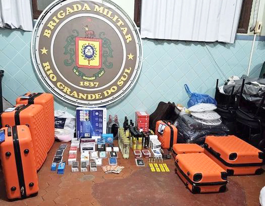Capa Produtos de origem estrangeira foram apreendidos em Tenente Portela