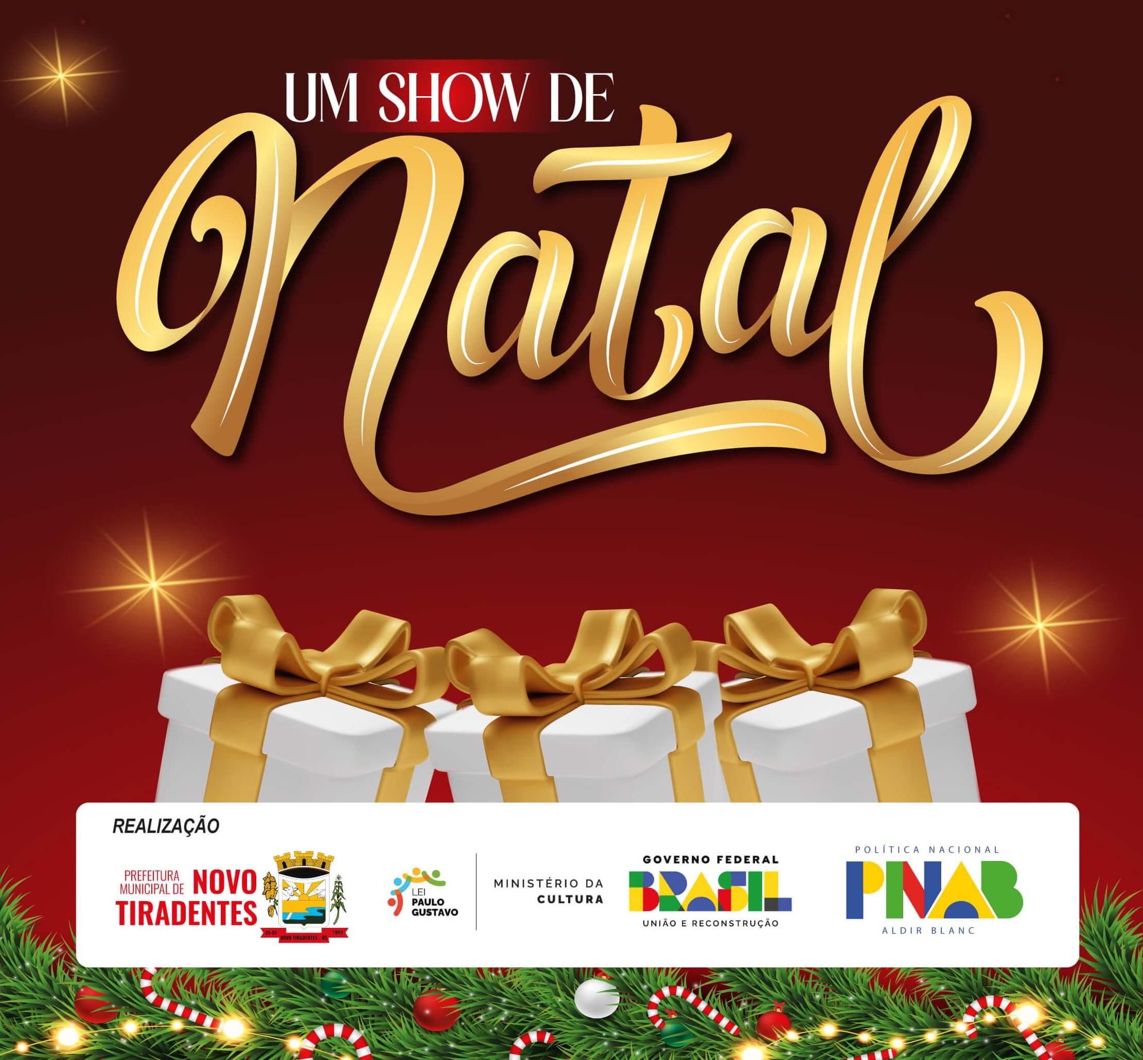 Capa Novo Tiradentes apresenta programação do “Um Show de Natal”