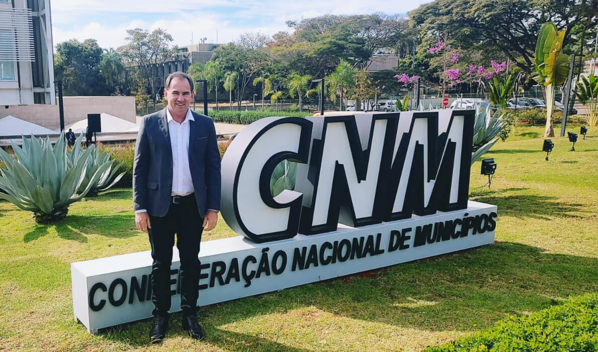 Capa Prefeito e vereador de Cerro Grande participam da mobilização municipalista em Brasília