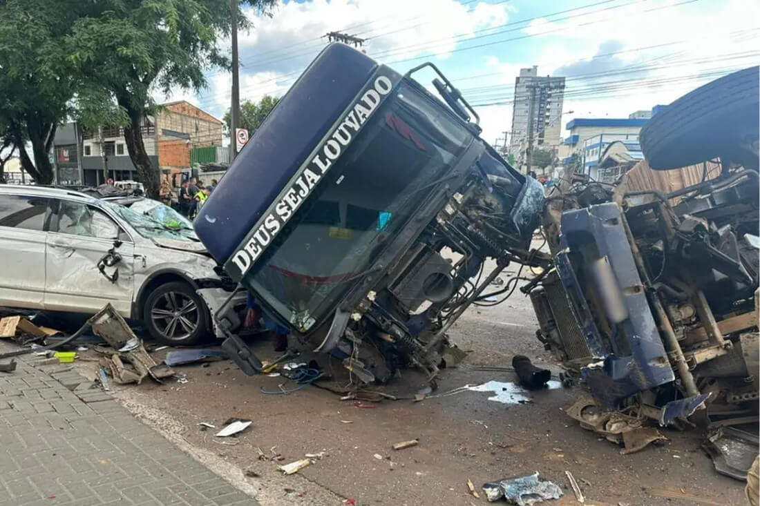 Capa Motorista que provocou acidente em Chapecó vira réu por 20 tentativas de homicídio