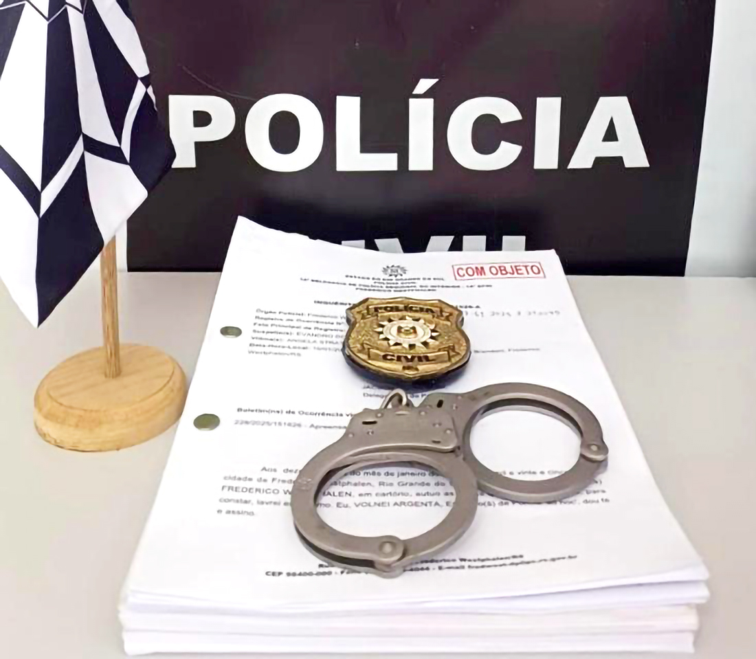 Capa Indiciado por feminicídio em Frederico Westphalen poderá cumprir pena de até 54 anos de prisão