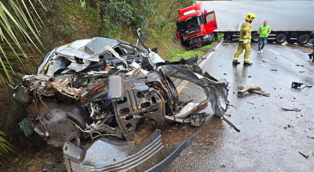 Capa Grave colisão em Passo Fundo deixa um morto e dois feridos