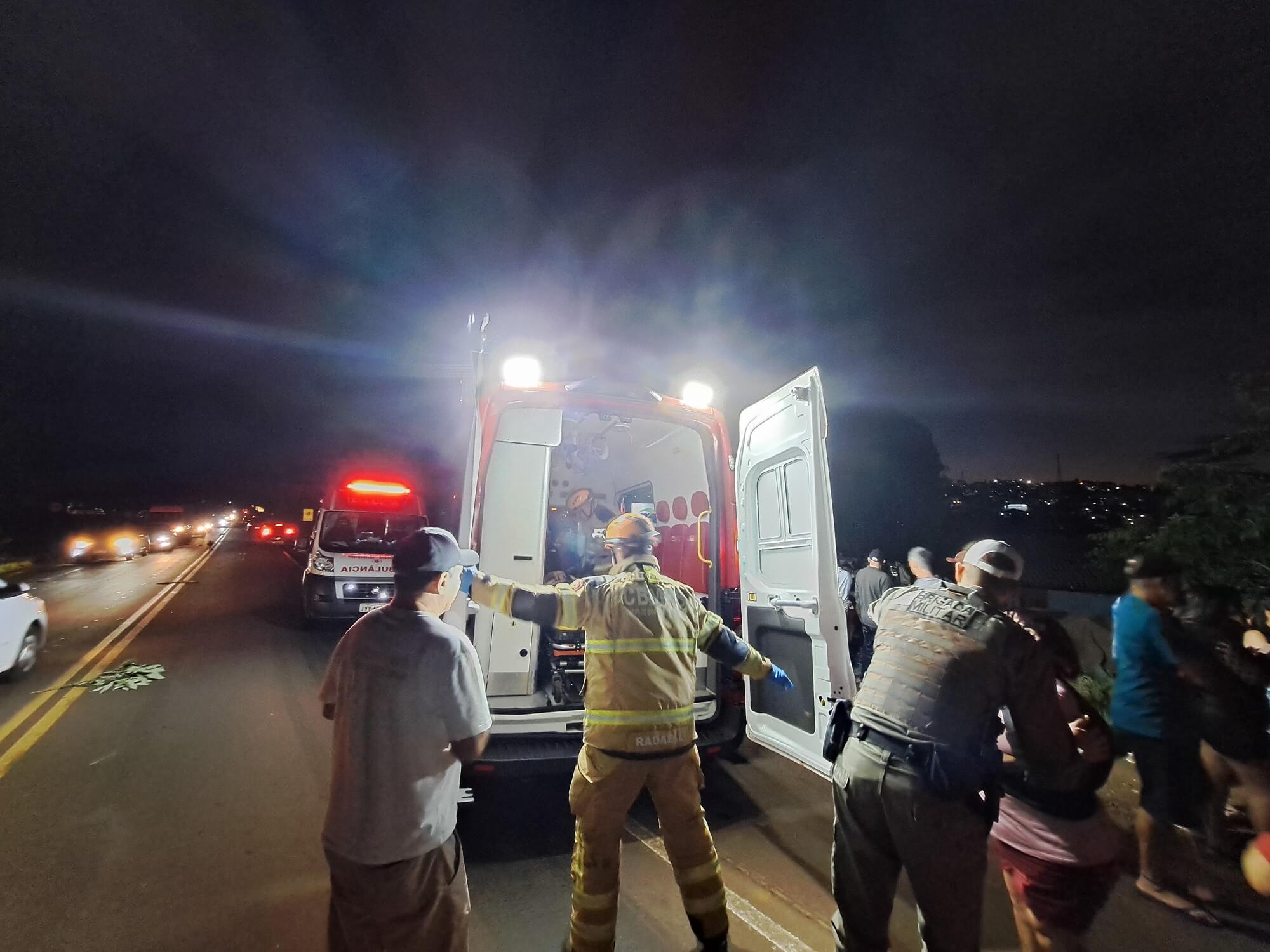 Capa Três pessoas ficam feridas após acidente em Sarandi