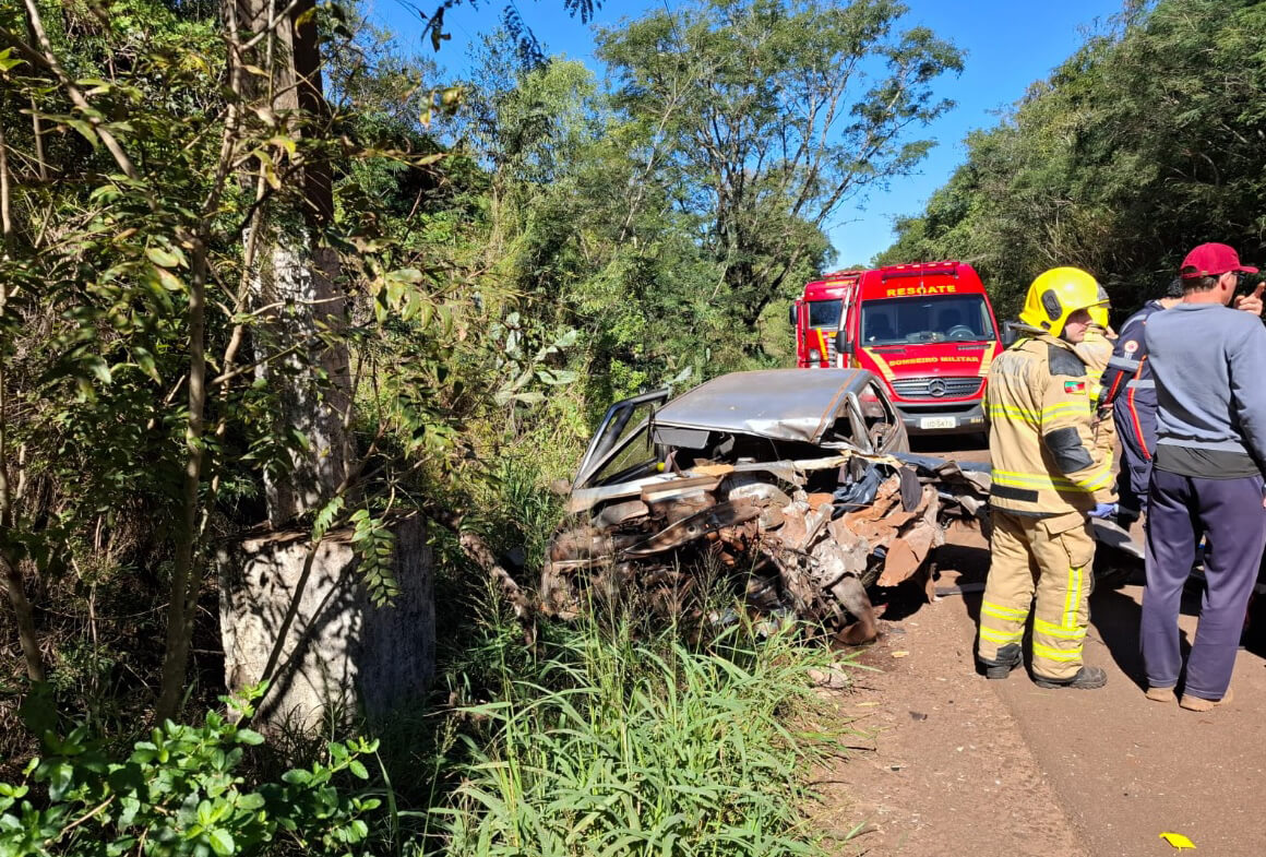 Capa Colisão fatal na ERS-155 deixa uma vítima em Ijuí