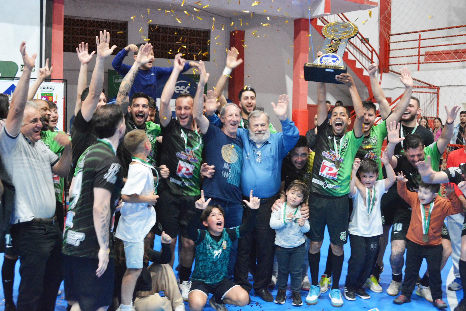Capa Tornearia do Alemão é Campeã do Municipal de Futsal em Frederico Westphalen