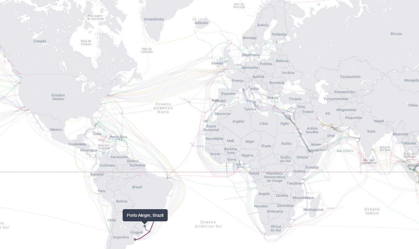 Capa Rio Grande do Sul terá primeira conexão direta à rede internacional de internet via cabo submarino