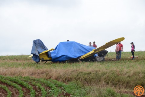 Capa Aeronave tem acidente em Palmeira das Missões