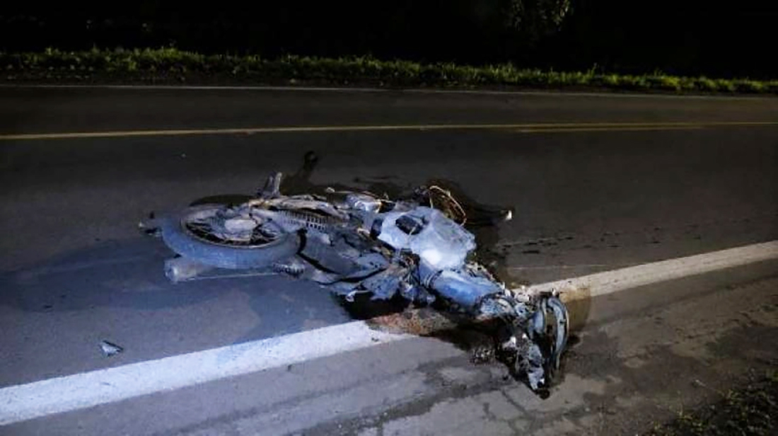 Capa Acidente frontal entre caminhonete e motocicleta deixa um morto na RS-210 em Boa Vista do Buricá
