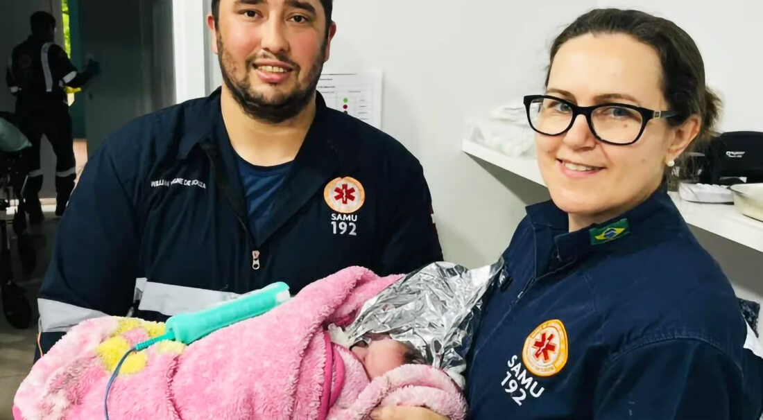 Capa Bebê nasce em ambulância do SAMU durante transferência no Oeste de Santa Catarina