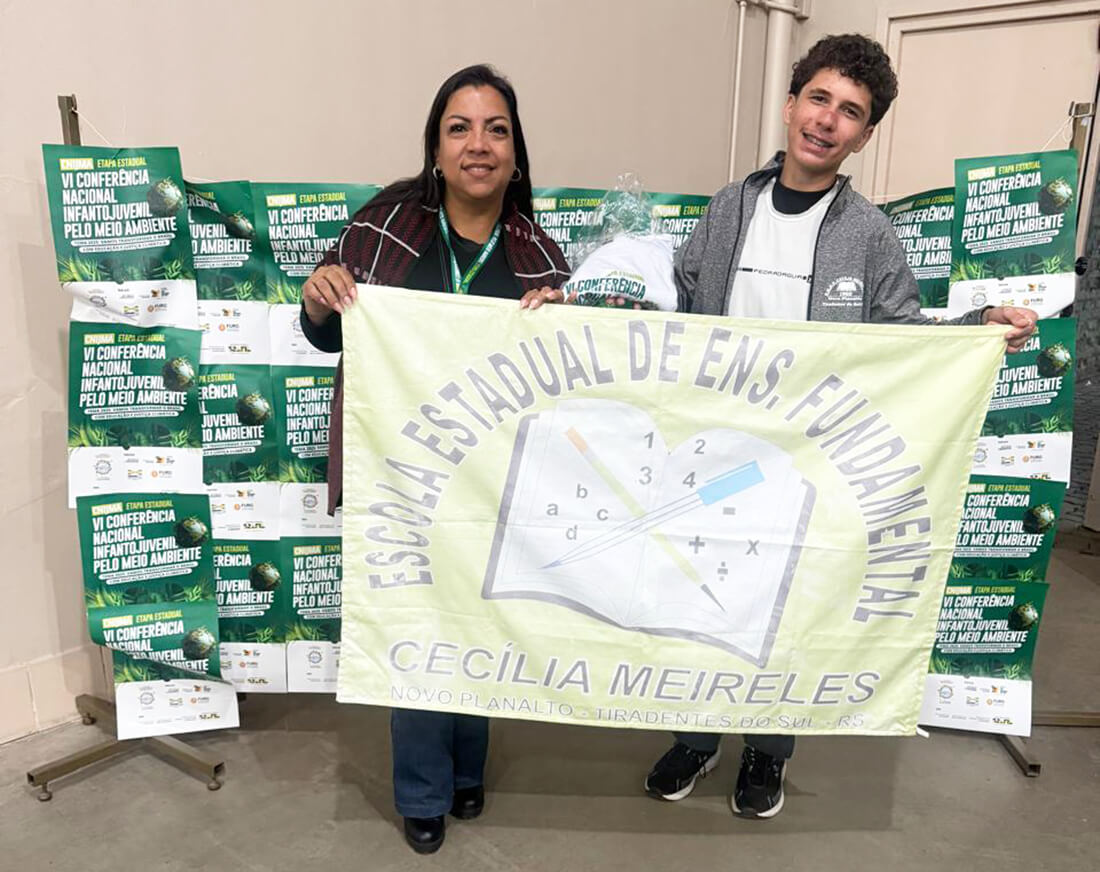 Capa Projeto de estudante de Tiradentes do Sul representará o RS em conferência nacional de meio ambiente
