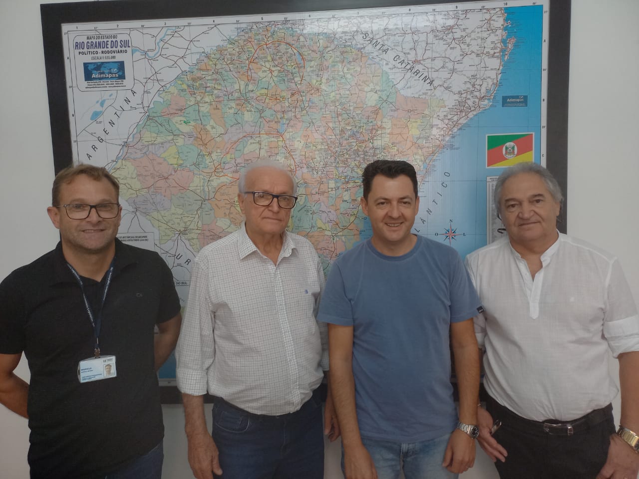 Capa Palmitinho: prefeito cumpre agenda em Porto Alegre