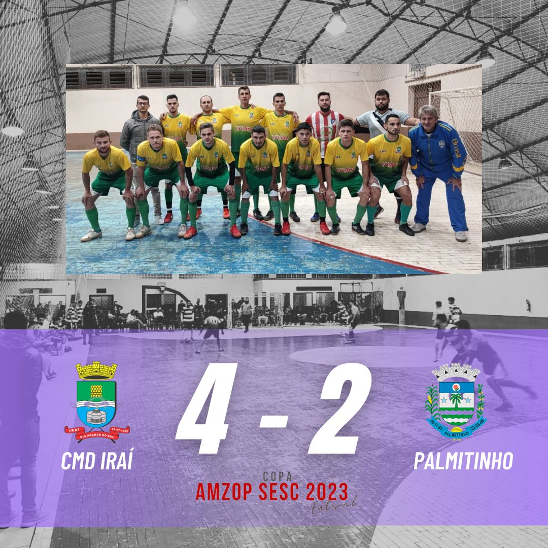 Capa Iraí vence partida da segunda rodada da Copa AMZOP Sesc de Futsal