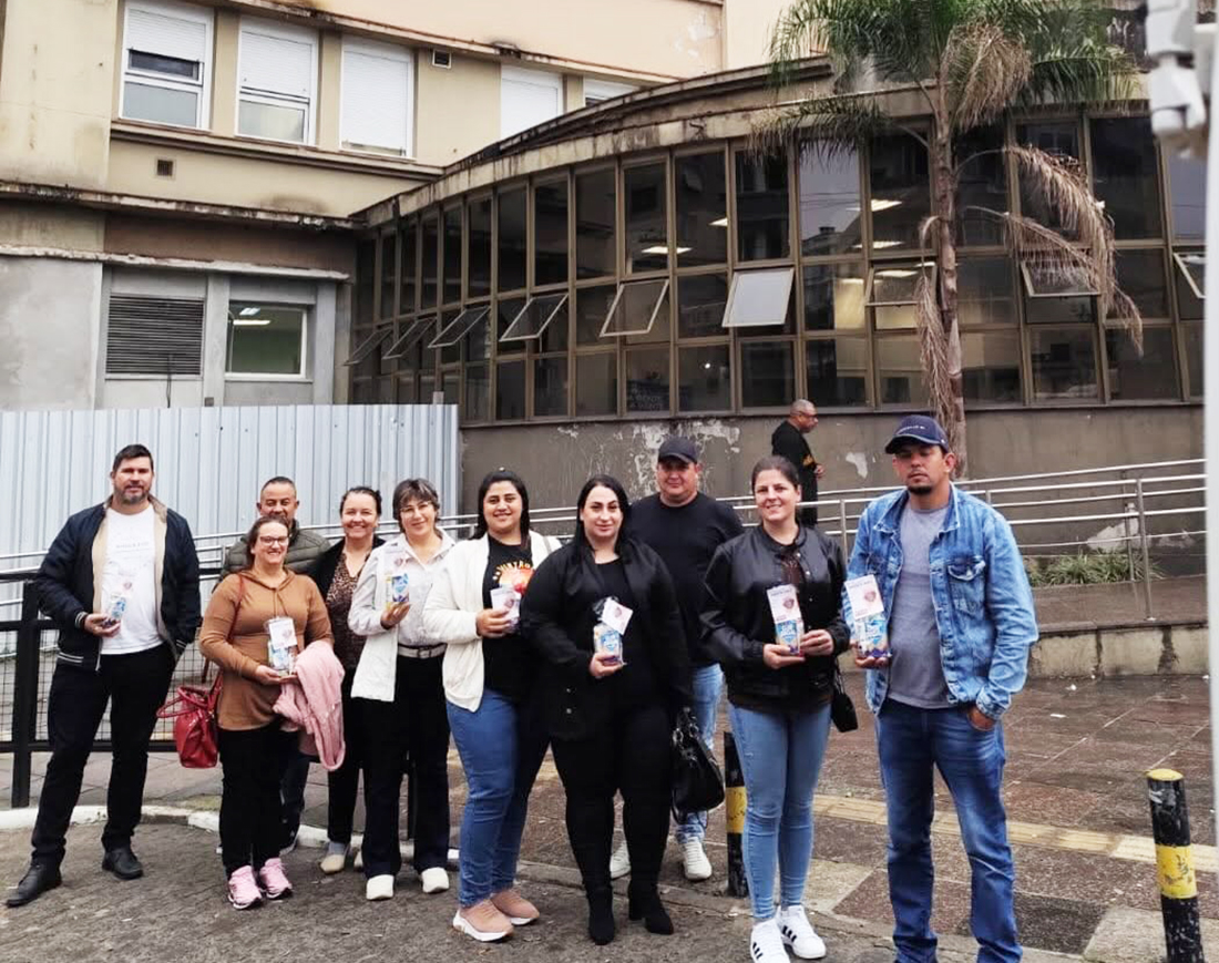 Capa Grupo de voluntários de Vista Alegre viaja a Porto Alegre para doação de sangue