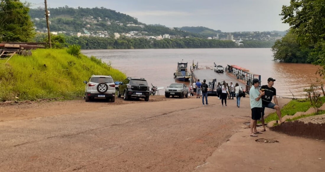 Capa Travessia entre Barra do Guarita (RS) e Itapiranga (SC) está suspensa