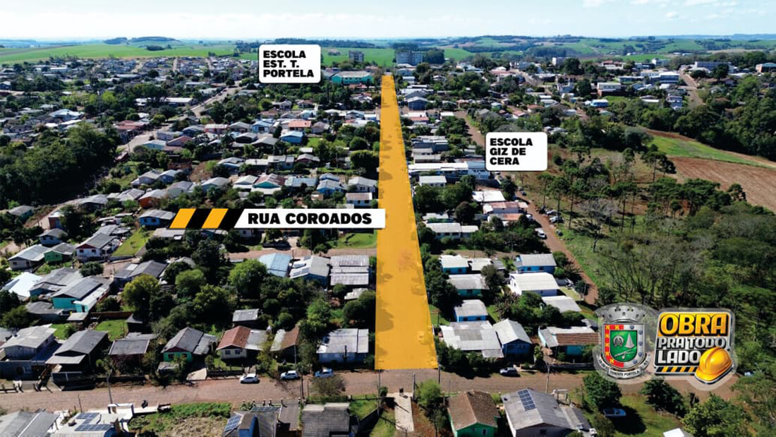 Capa Prefeitura de Tenente Portela apresenta projeto de pavimentação no Bairro Isabel