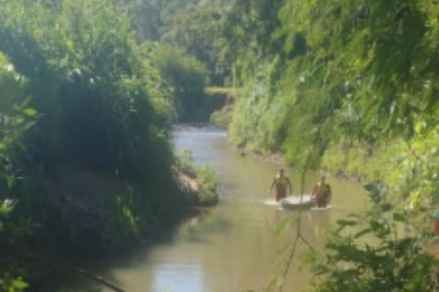 Capa  Corpo de homem desaparecido é localizado no Rio Mel, em Iraí