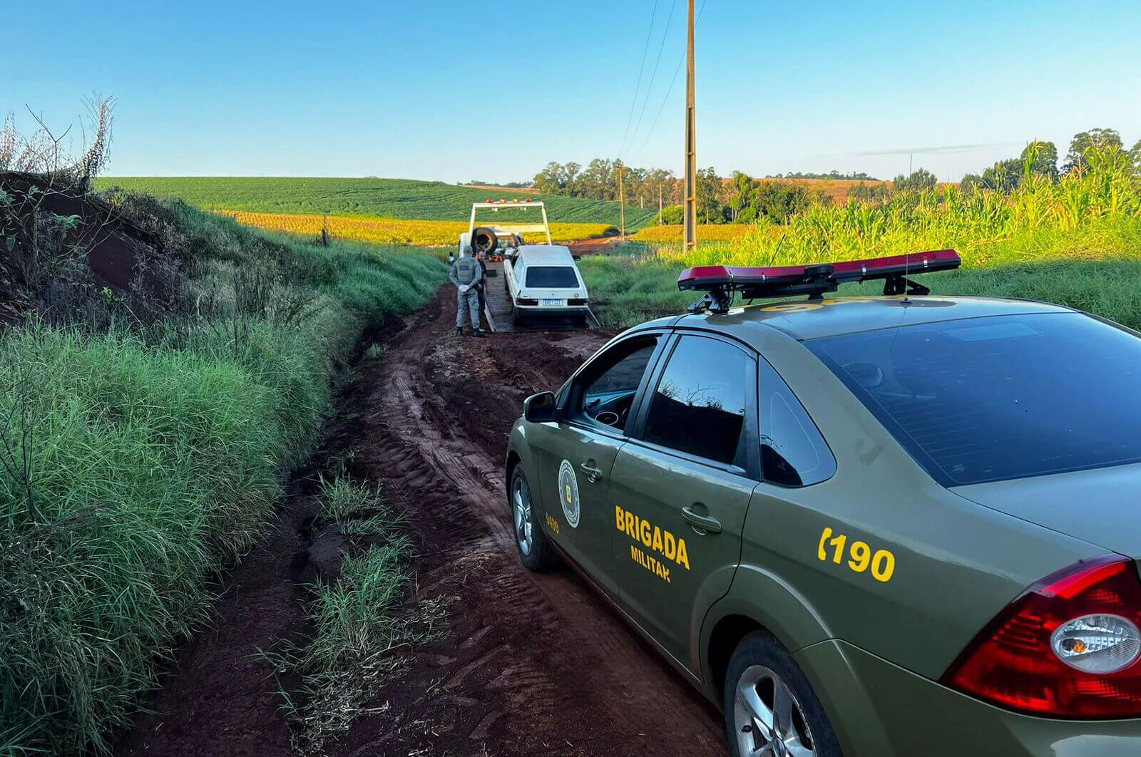 Capa Carro furtado em Seberi é localizado em Erval Seco