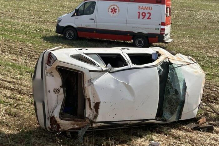 Capa Idoso morre após capotar carro na RS-330 em Miraguaí