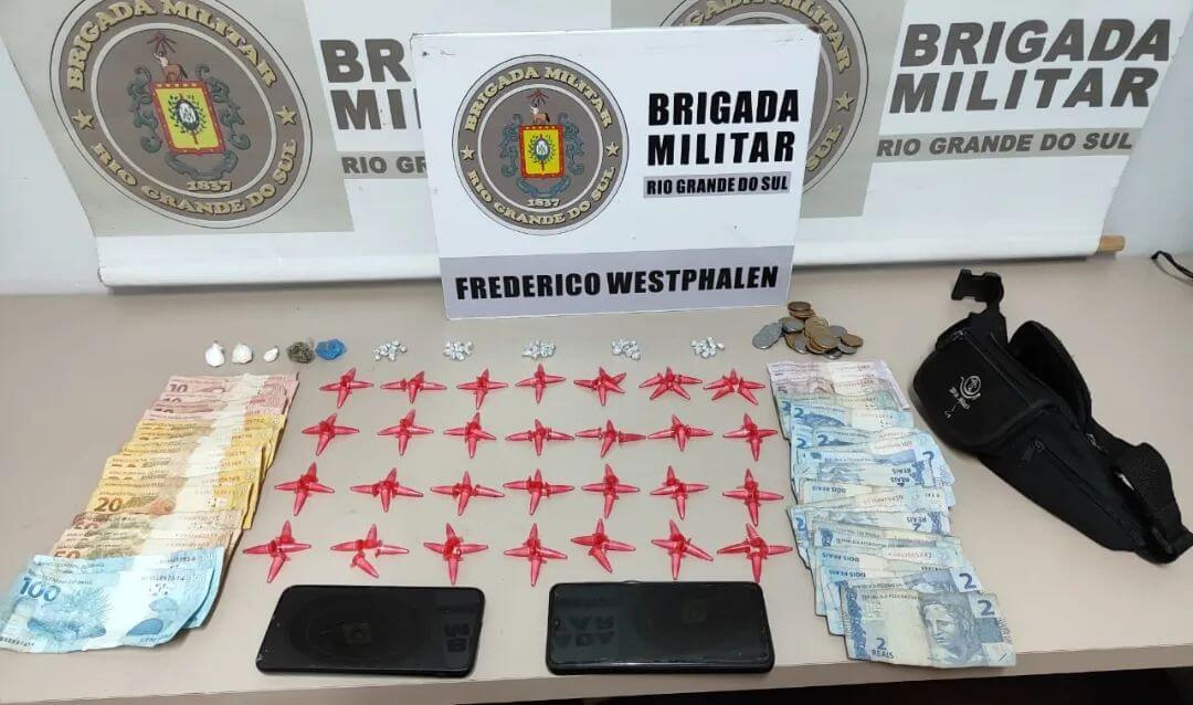 Capa FW: Brigada Militar prende homem por tráfico de drogas