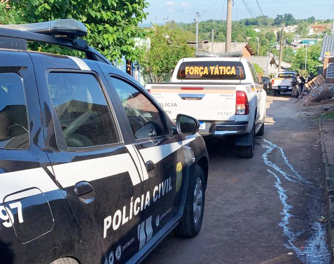 Capa Operação conjunta prende homem com vastos antecedentes e combate o tráfico de drogas em Seberi